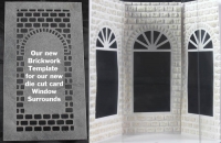 window brickwork for small hex box